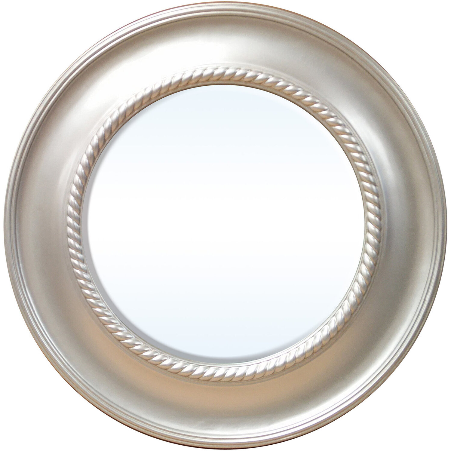 Harriet Silver Wall Mirror - Cream
