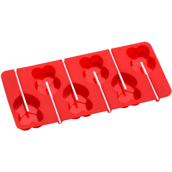 Hallie 6 Heart Moulds And 12 Sticks Cake Pop Mould