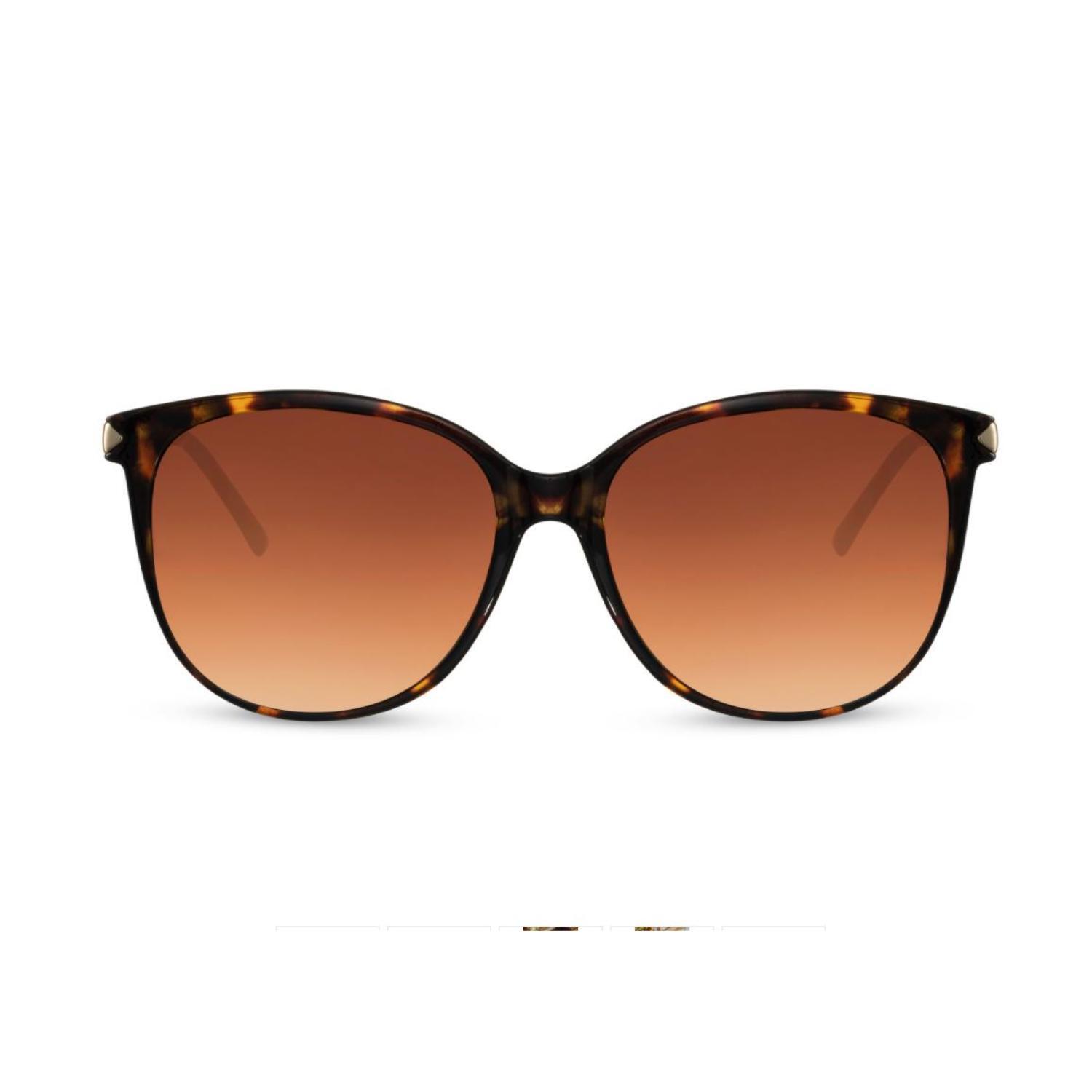 Sunglass Station Signature Butterfly Unisex Sunglasses - Classic Brown