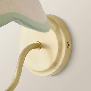 Binky Rechargeable Wall Light with Trim Scallop Shade
