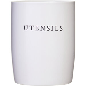 Farmhouse Cream Utensil Holder