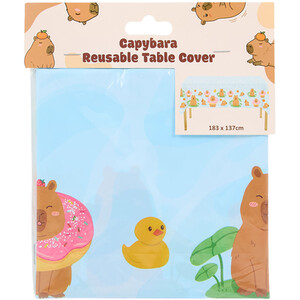 Capybara Reusable Table Cover
