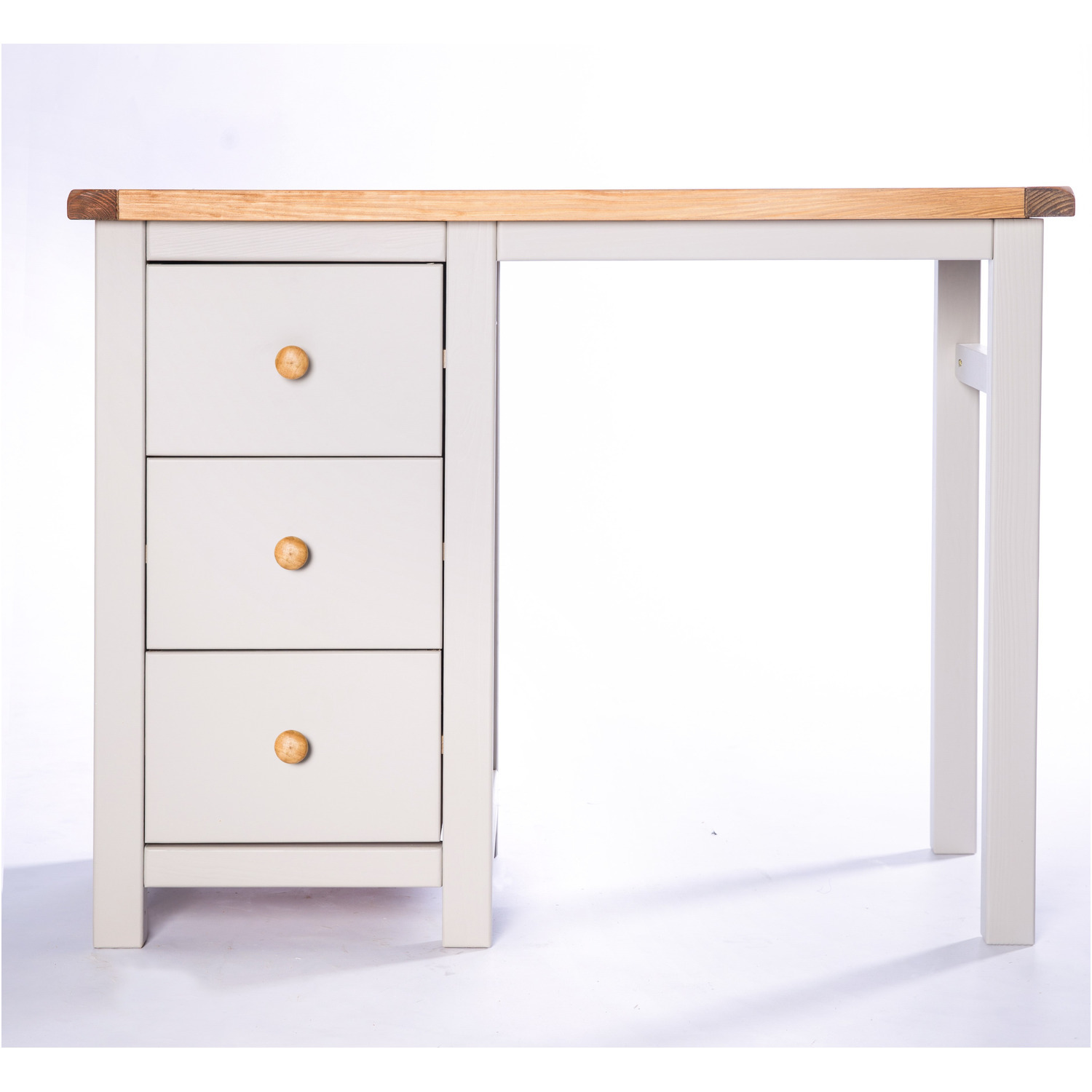 Cabinet Bits Argenta 3 Drawer Dressing Table - Grey