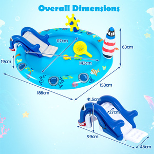 Kids Marine Life Spray Pool