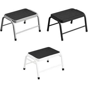 Rubber Stool Black Step