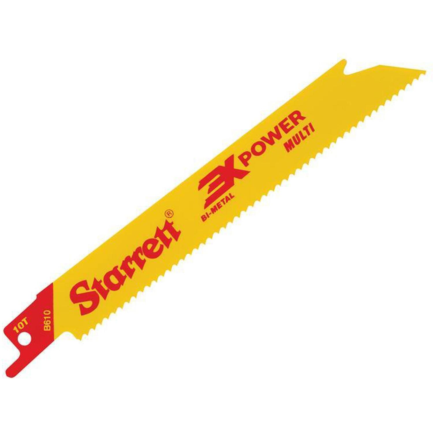 Starrett B6105-5 Bi-Metal Reciprocating Blade, Straight 152Mm 10 Tpi (Pack 5) - Image 6