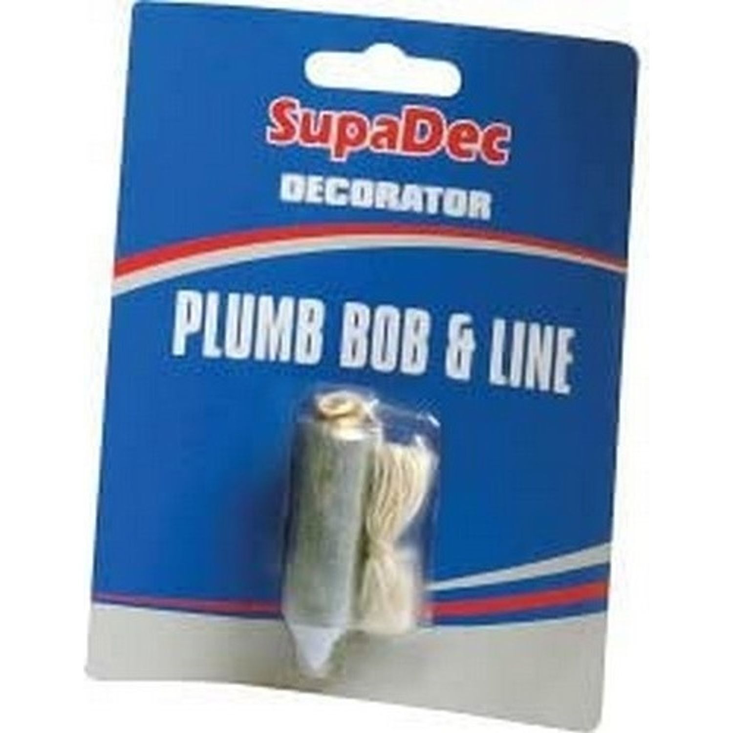 Supadec Decorator Plumb Bob - Silver/Cream