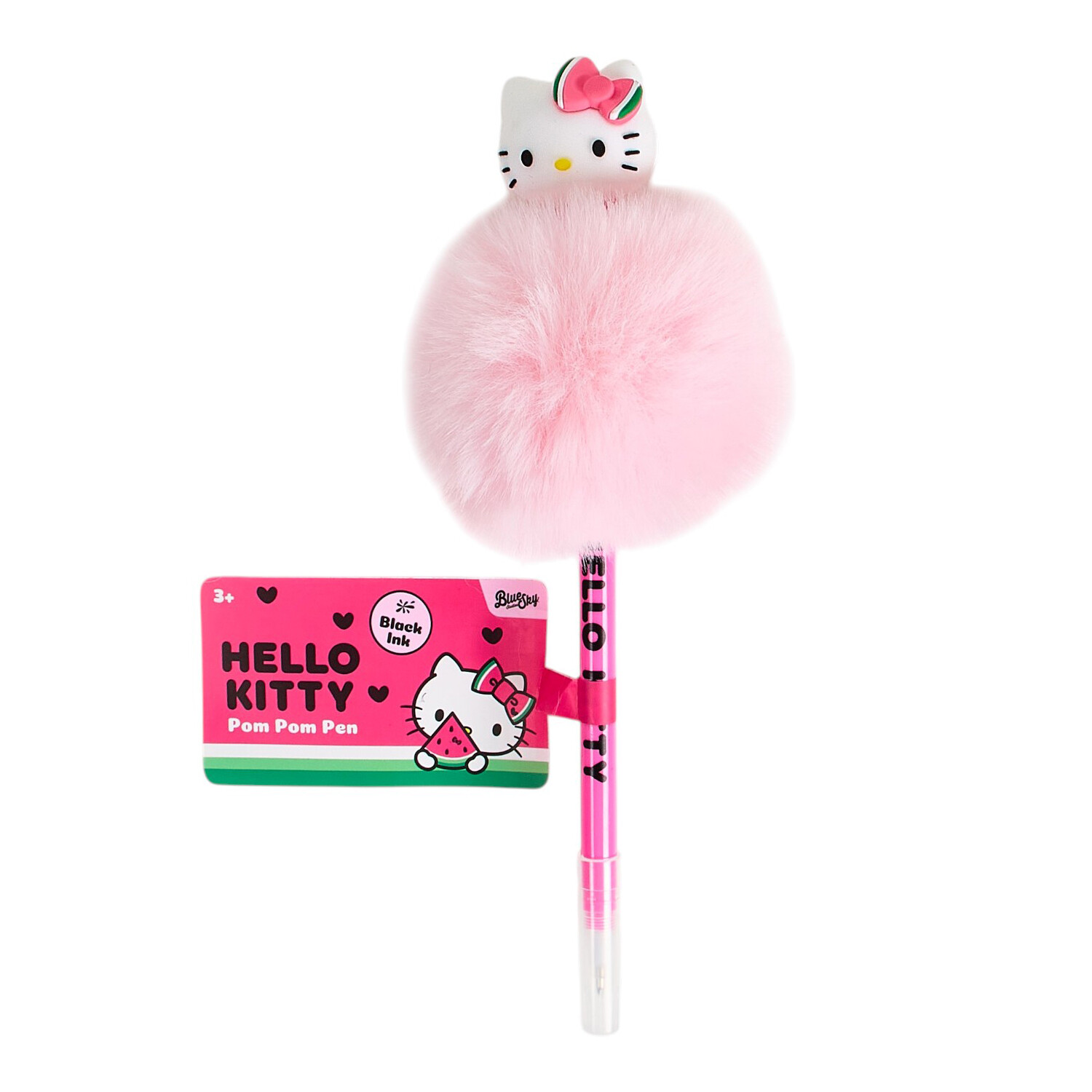 Hello Kitty Watermelon Pom Pom Pen - Pink