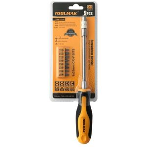 Toolmak Screwdriver Bit Set (Pack of 9)