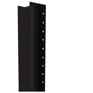 Durapost Classic Black Metal Fence Post (H) 48mm (L) 1.8m - Pack of 2