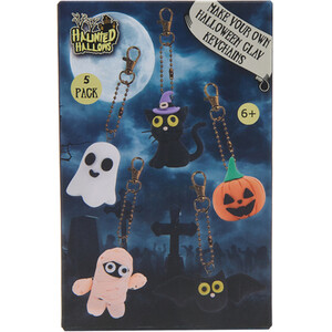 Make Your Own Halloween Clay Keychain Kit