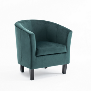 Dark Green Bedford Small Padded Curved Back Tub Chair shot 16028219