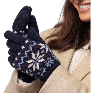 Ladies Knitted Thermal Insulated Gloves for Winter
