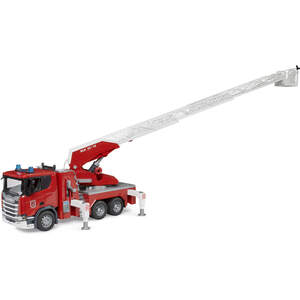 Bruder Scania Super 560R Fire engine with ladder, waterpump and L S Detailed Vehicle & Playset Model