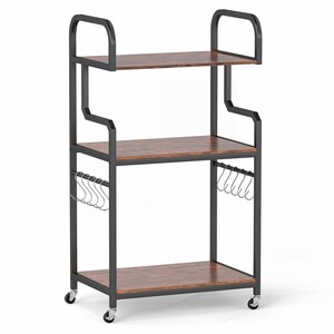 3 Tier Rolling Printer Stand