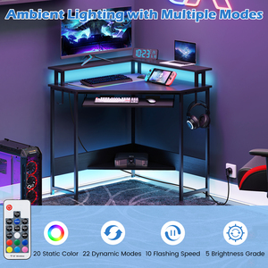 Corner Desk Charging Station