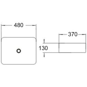 Countertop Basin - 480 x 370mm
