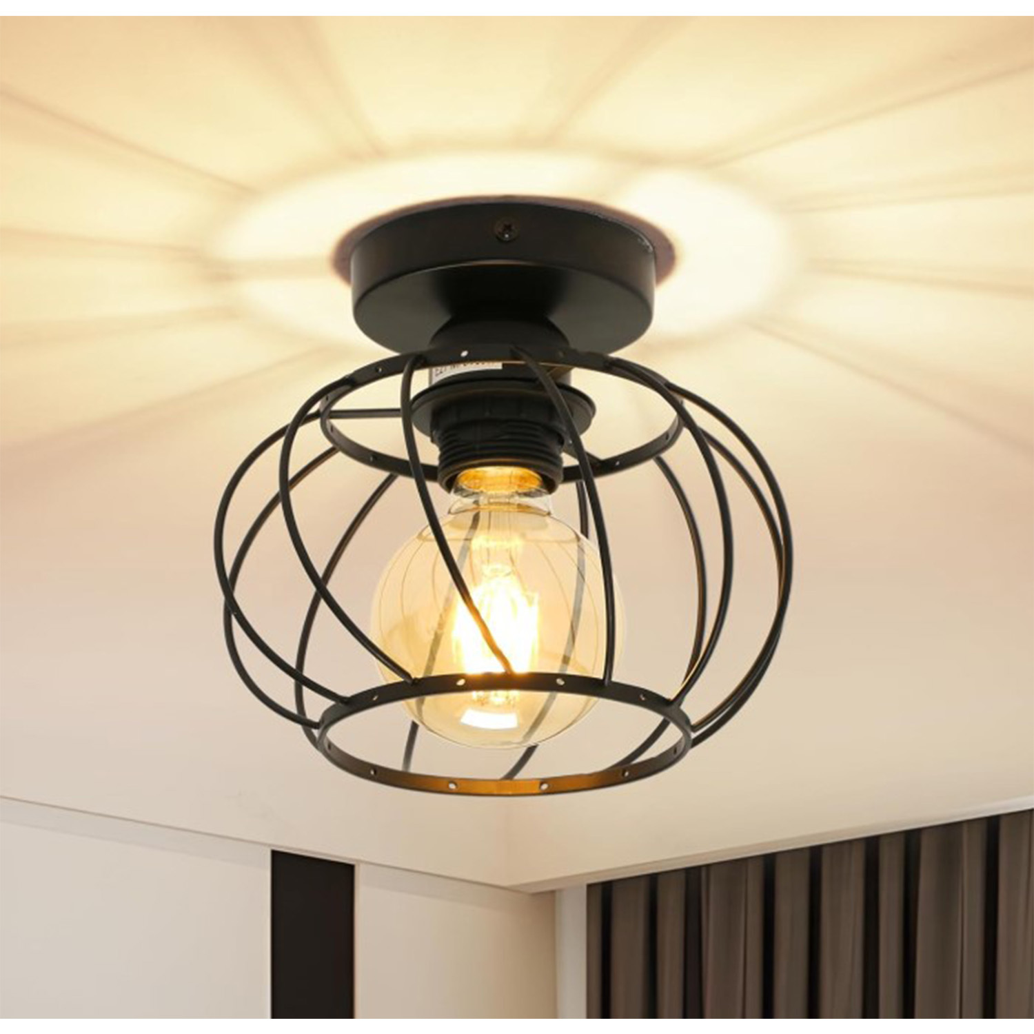 The Bath Plus Tb+ Ceiling Light Black - Black