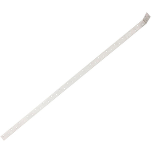 Teco Galvanised Lat Restraint Strap CE (100mm Bend) - 1100mm x 100mm x 27.5 x 4mm Thick (Box of 10)