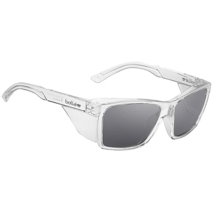 Bolle, Stks 420, Crystal Frame Safety Glasses, Smoke Lens, Plastic, 1 Pair