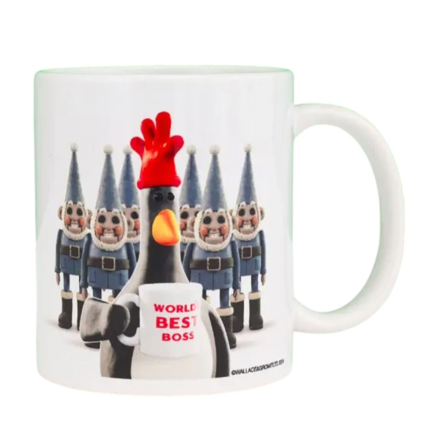 Wallace And Gromit Vengeance Most Fowl Worlds Best Boss Mug - White