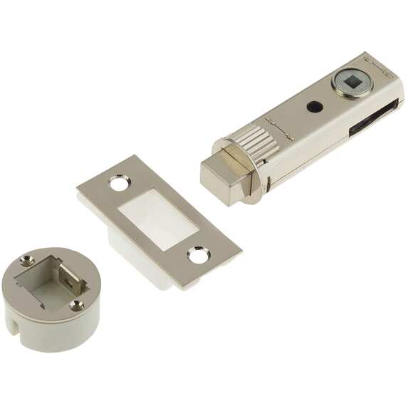 UNION FastLatch Easy Fit Bolt Satin Nickel 73mm case, 57mm backset.