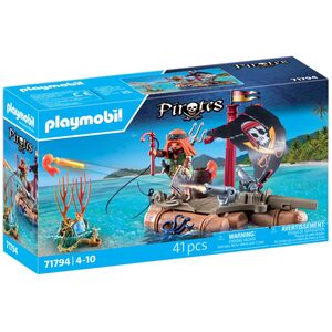 Pirate Raft with Treasure
