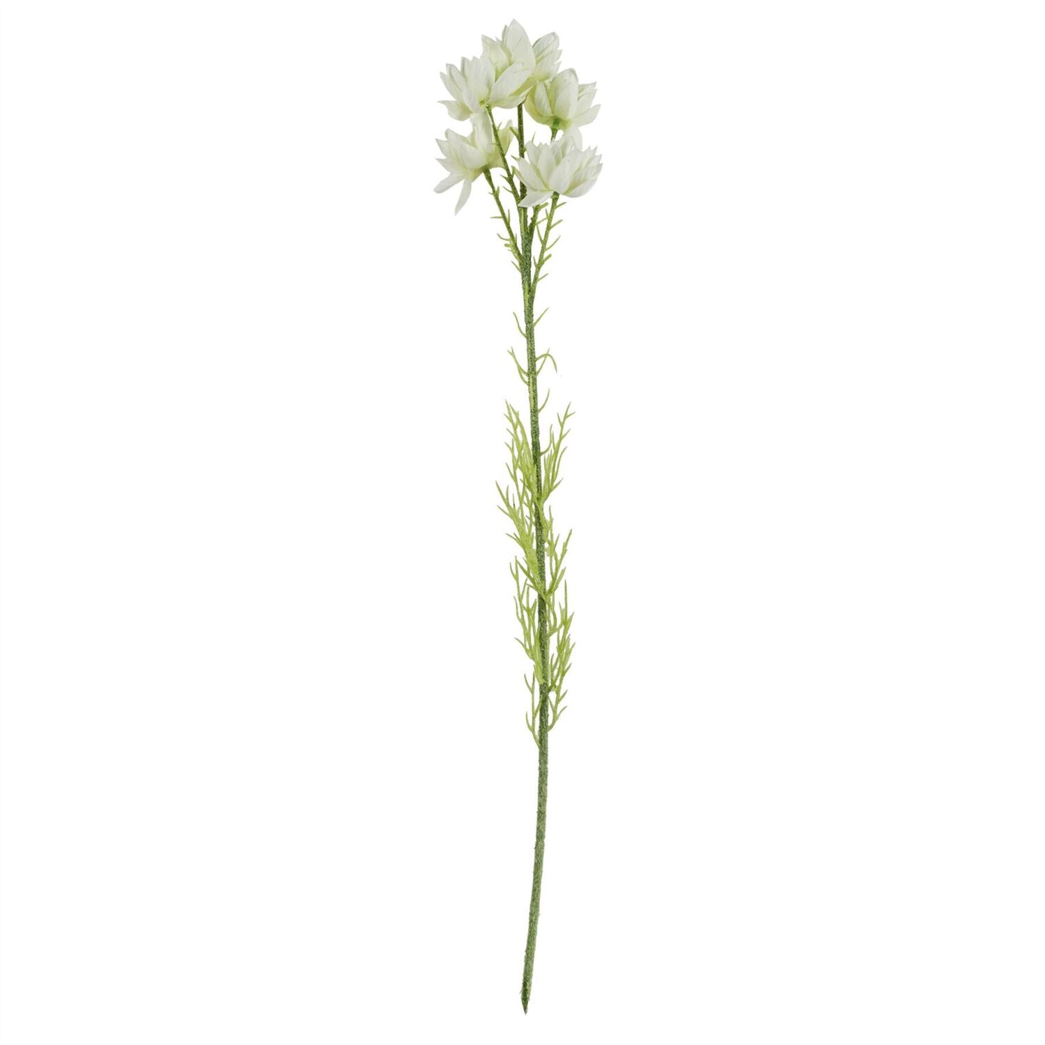 Artificial Plant White Realistic Faux Indoor Home Office Decor - Image 2