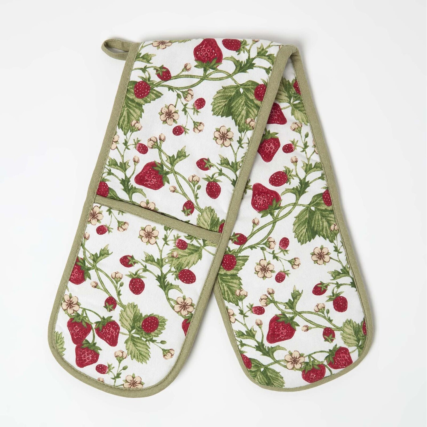 Image of Strawberry Cotton Double Oven Glove -&hellip;