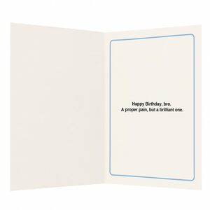 Brother Pain in the Neck Birthday Card