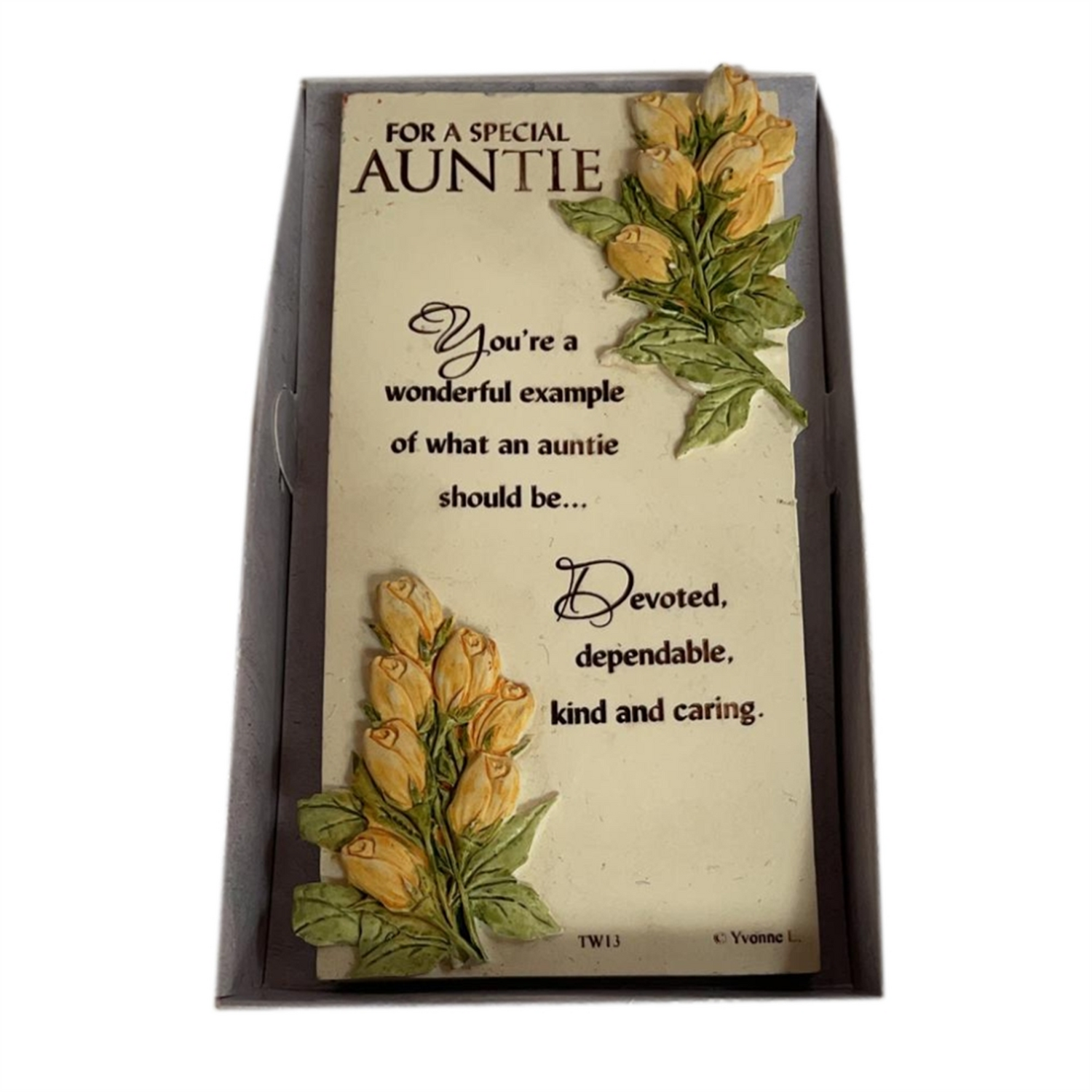 Special Auntie Timeless Words Plaque - Multi