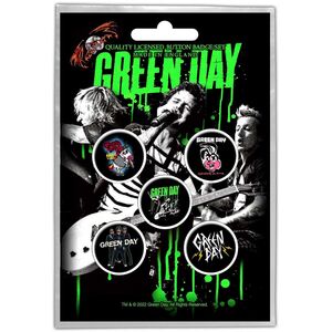 Green Day Revolution Badge Set (Pack of 5)
