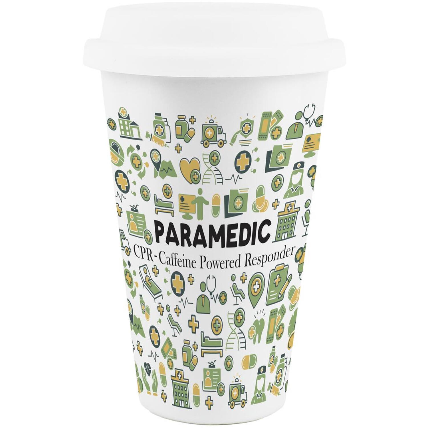 Image of Novelty Paramedic Ceramic Travel Mug -&hellip;