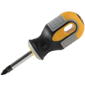 Screwdriver Pozidriv Tip Pz2 X 38mm Stubby - Roughneck