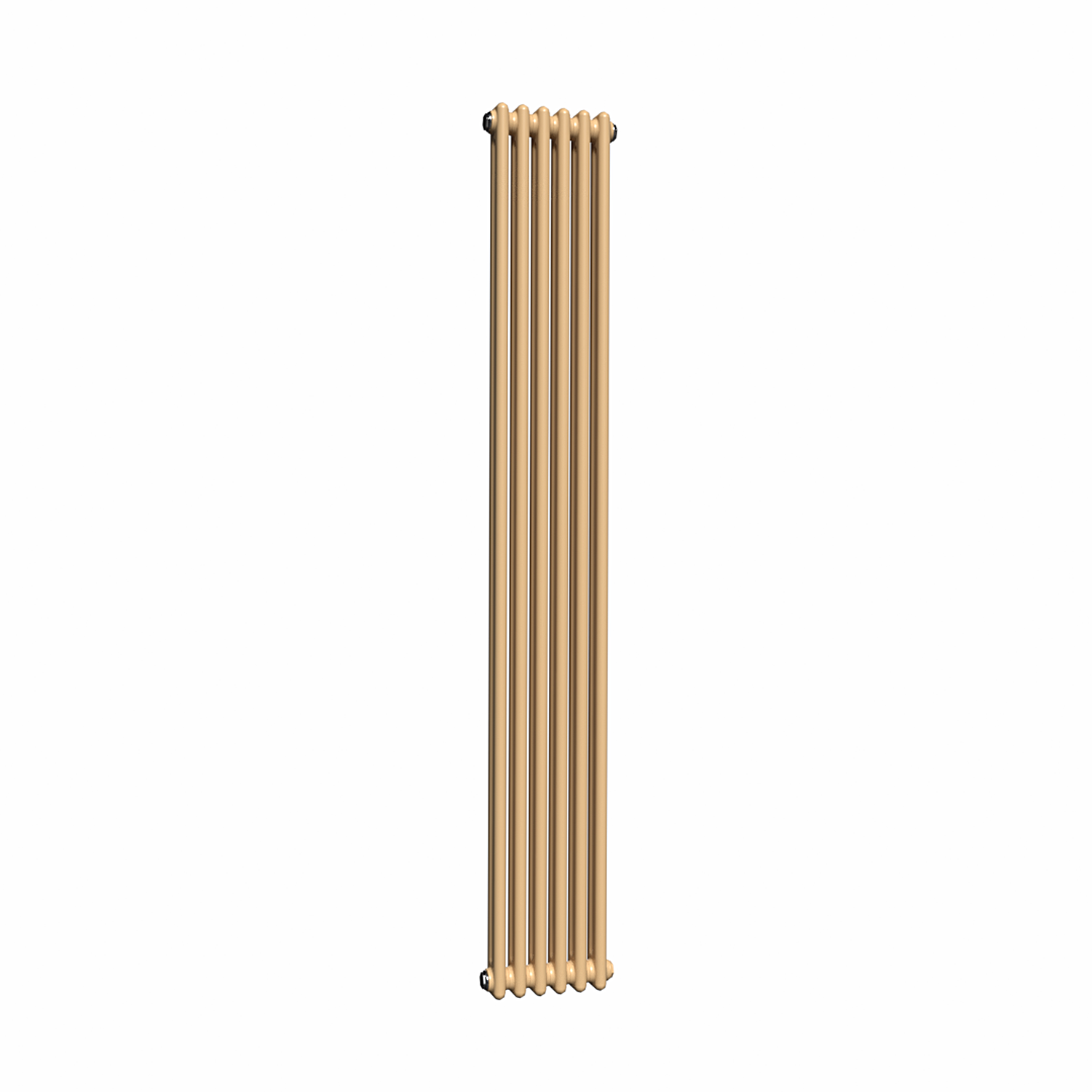 Lux Heat Vertical Coloured Column Radiators-Caramel Fudge-1800Mm X 290Mm (2 Column) - Caramel Fudge