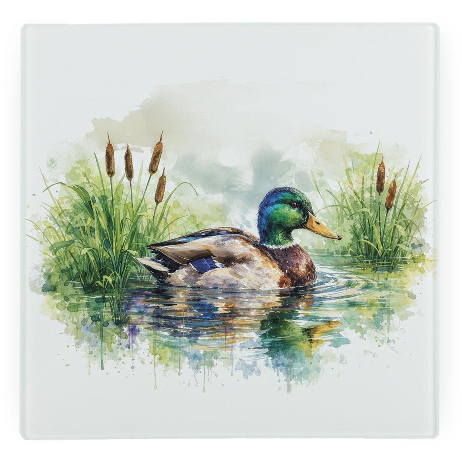 Image of Mallard Drake Glass Hot Pot Stand&hellip;