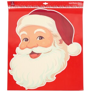 Santa Face Window Sticker