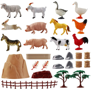 30 Piece Ranch Animals Set