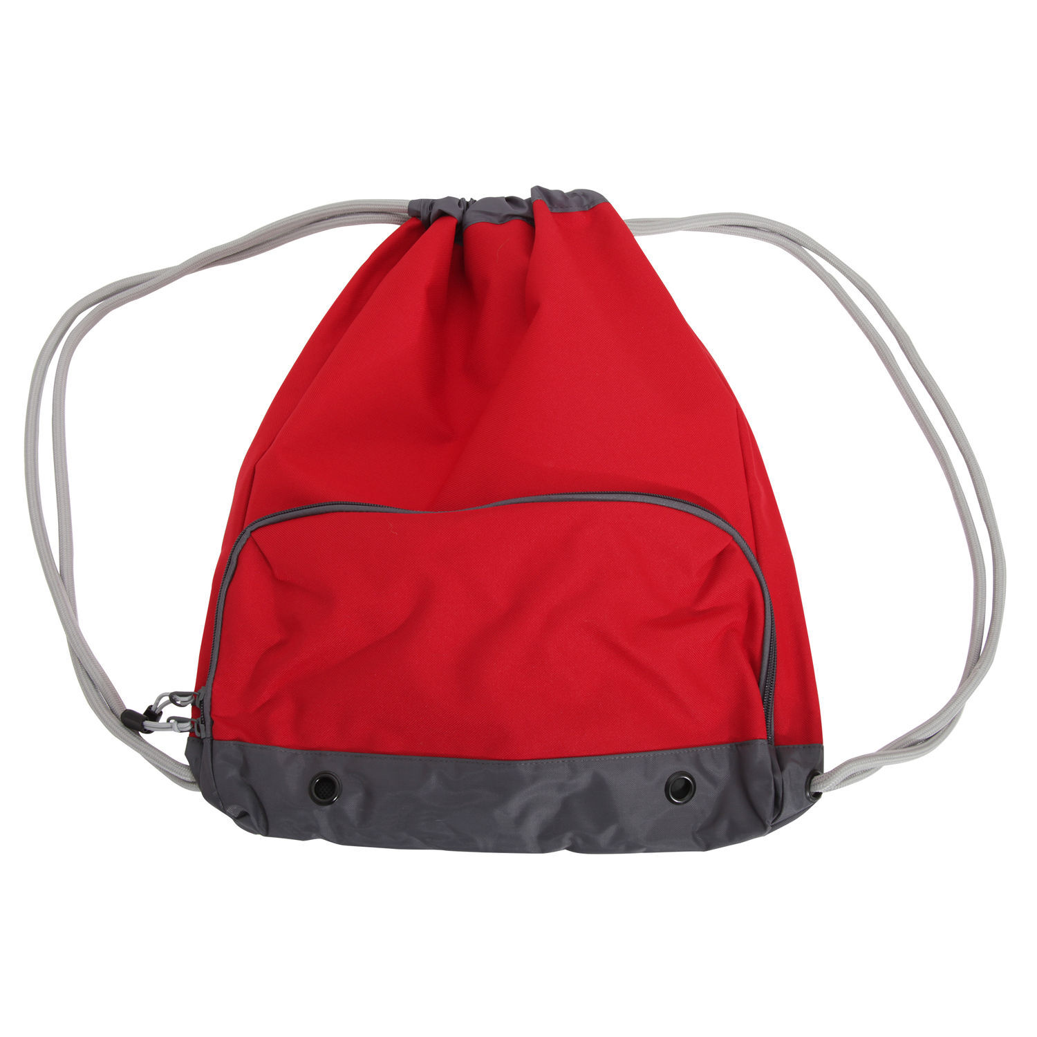 Bagbase Athleisure Water Resistant Drawstring Sports Gymsac Bag (Pack Of 2) - Classic Red