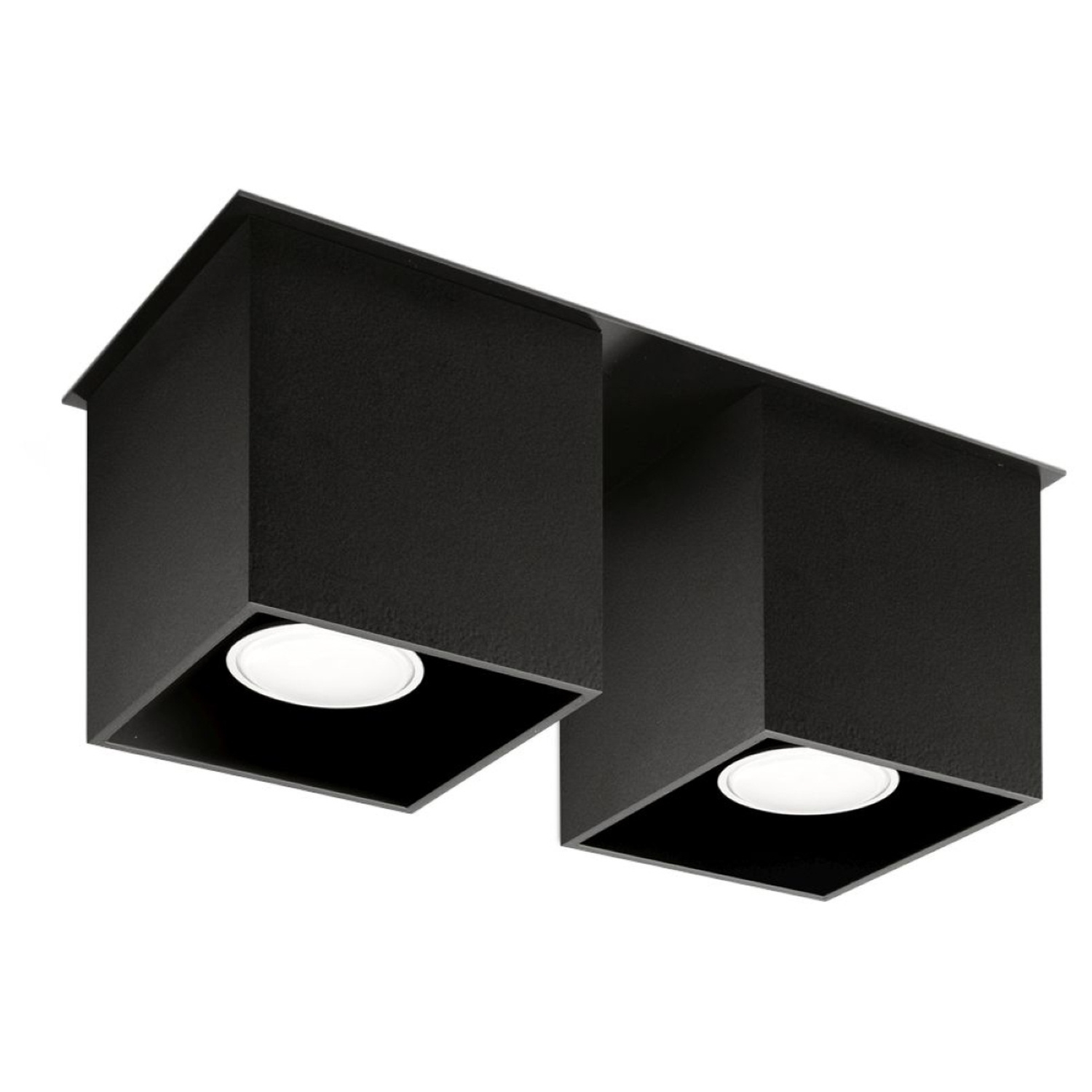 Sollux Lighting Ceiling Lamp Quad 2 White - Black