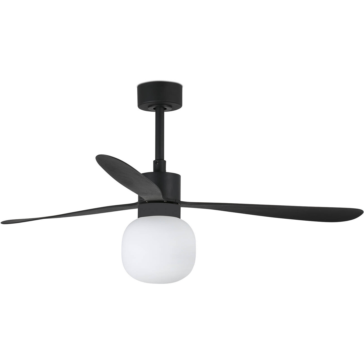B&Q - Luminosa Amelia 132Cm Tuya Smart Ceiling Fan Led Globe Black - Image 2
