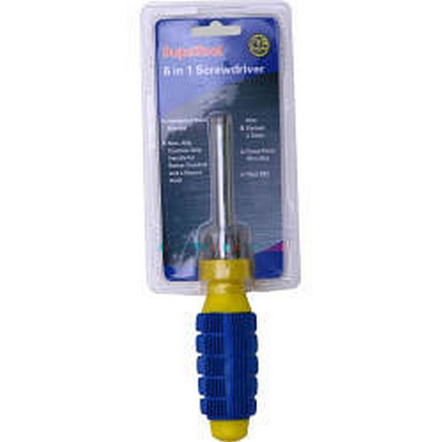 Supatool Pozi, Slotted Multi-Screwdriver - Blue/Yellow