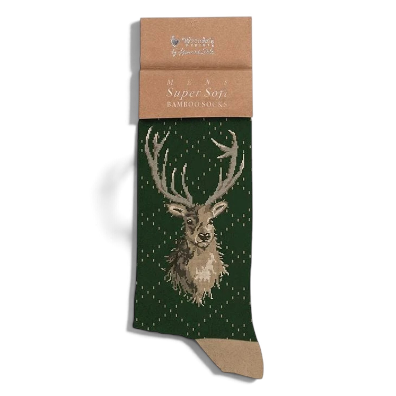 Wrendale Designs, Portrait of A Stag Socks - Size 7 - 11 - Image 3