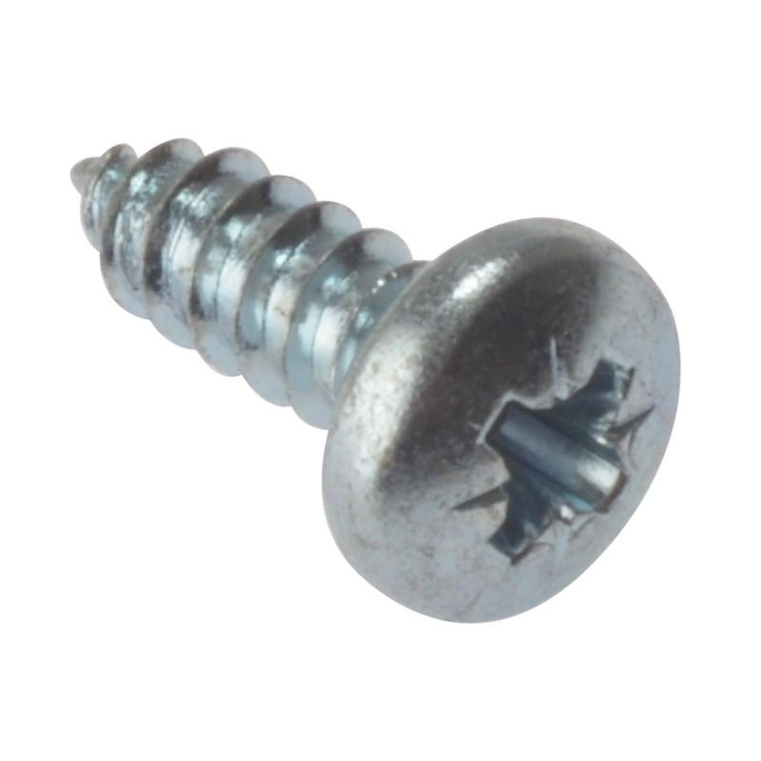 Forgefix Self-Tapping Screws, Pozi, Pan Head, Zp I - Multi Colour