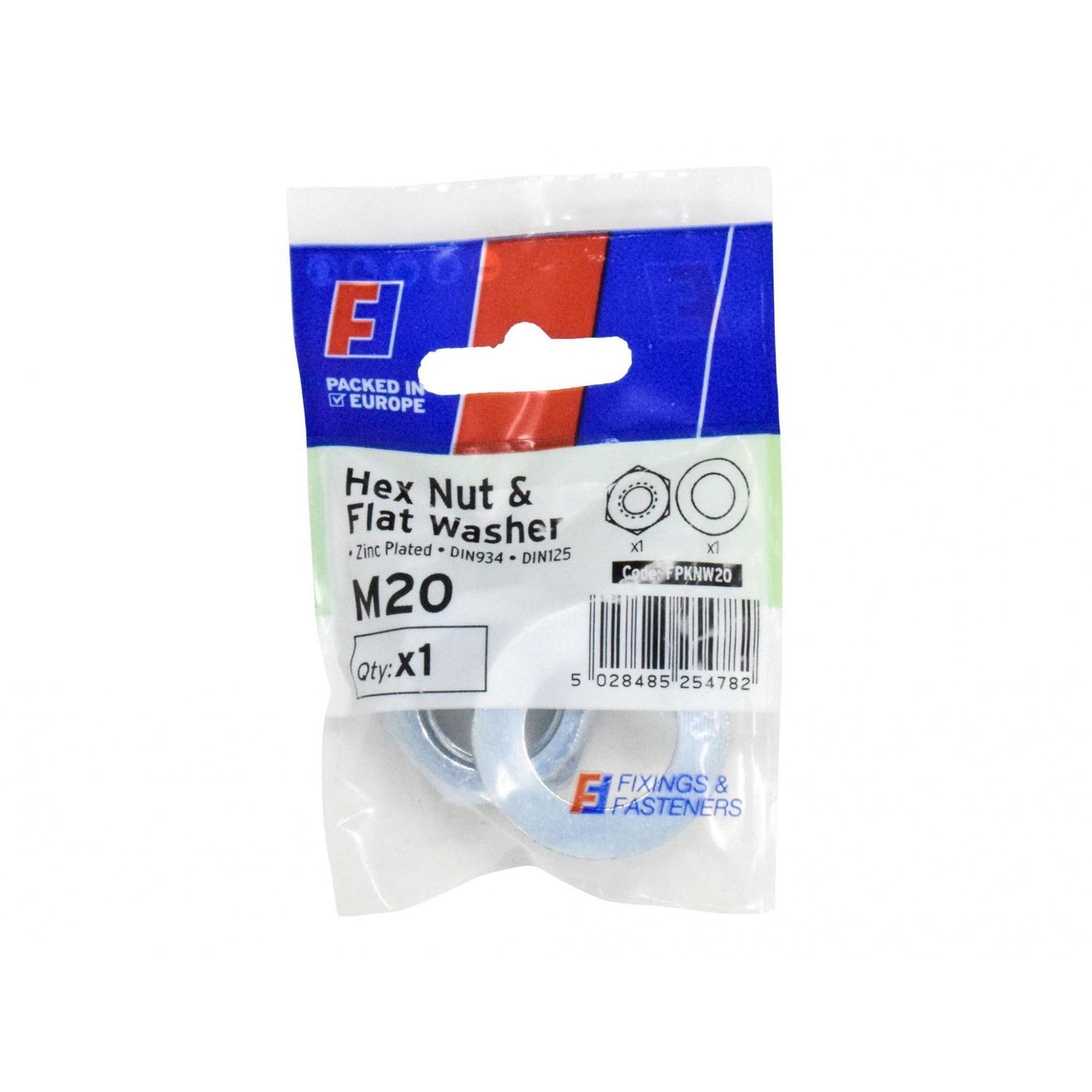 Forgefix Nut & Washer, Forgepack C - Multi Colour
