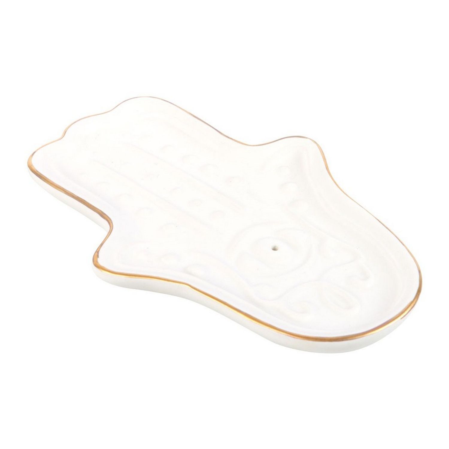 Something Different Unisex White Hamsa Hand Incense Holder In - Image 2