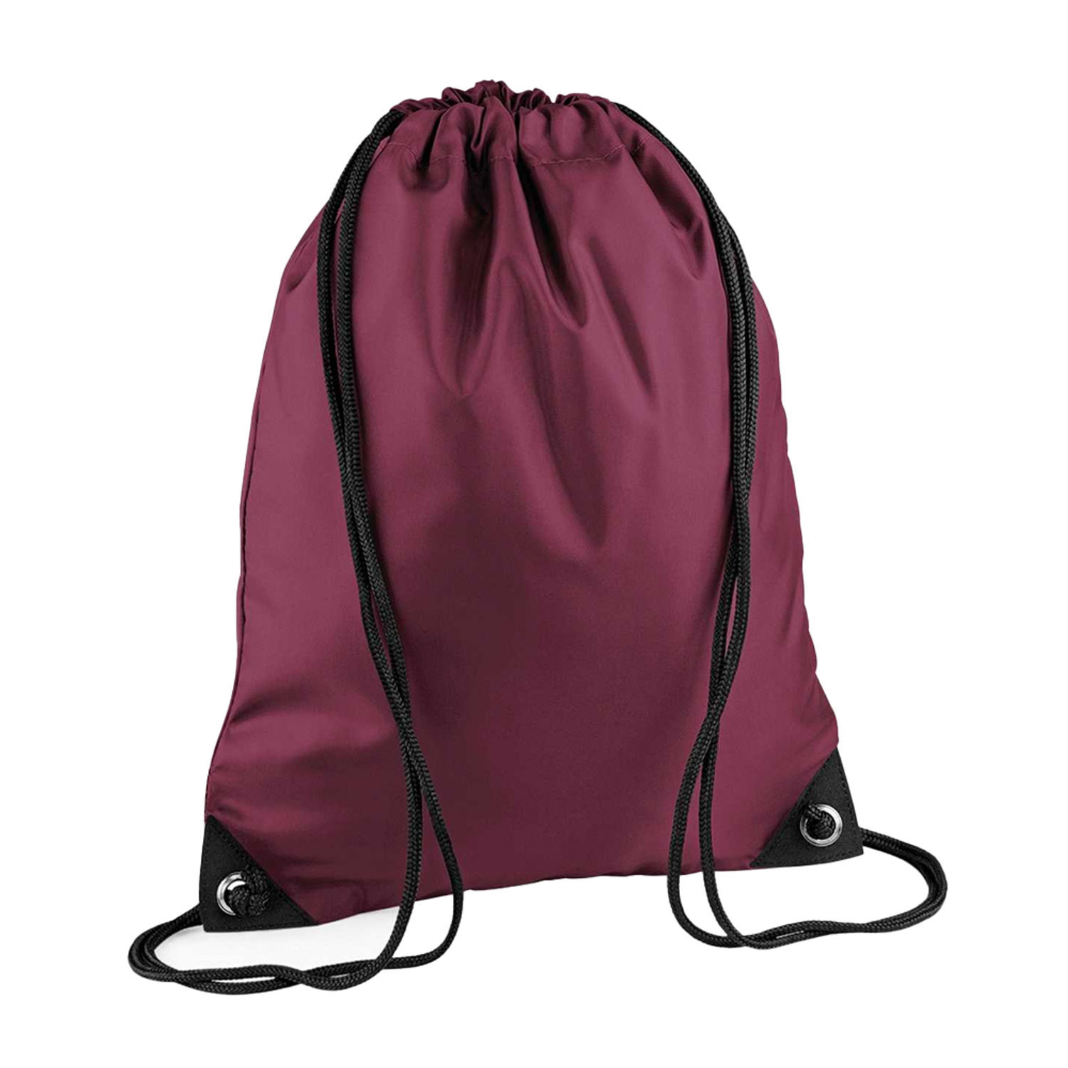 Bagbase Premium Drawstring Bag Q - Burgundy