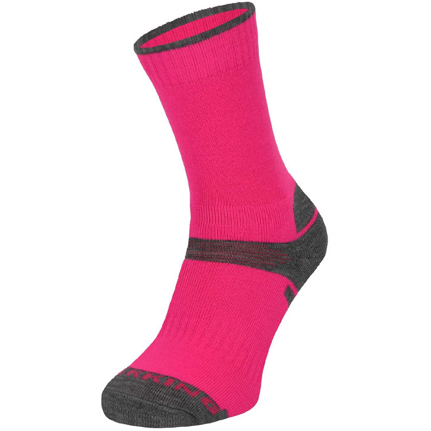 Comodo Women's Pink Girl's 1 Pack Merino Wool Hiking Socks In | Size: 11-13 Years - Image 2
