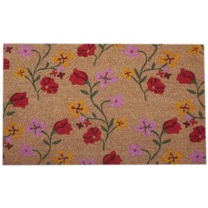 Meadow Flowers Doormat Decorative Accessory