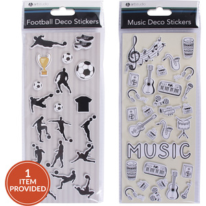 Football or Music Toppers